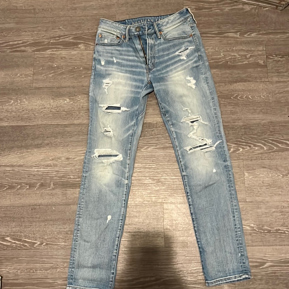 Men’s American Eagle Distressed Airflex+ Jeans
